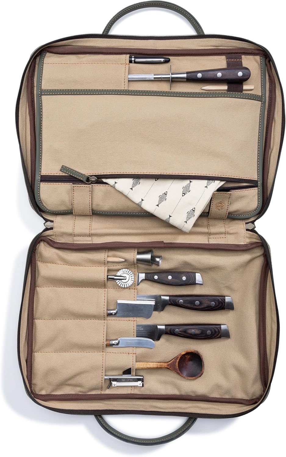 Angus Stoke XXL Chefs Knife Case with Water-Repellent PU Leather