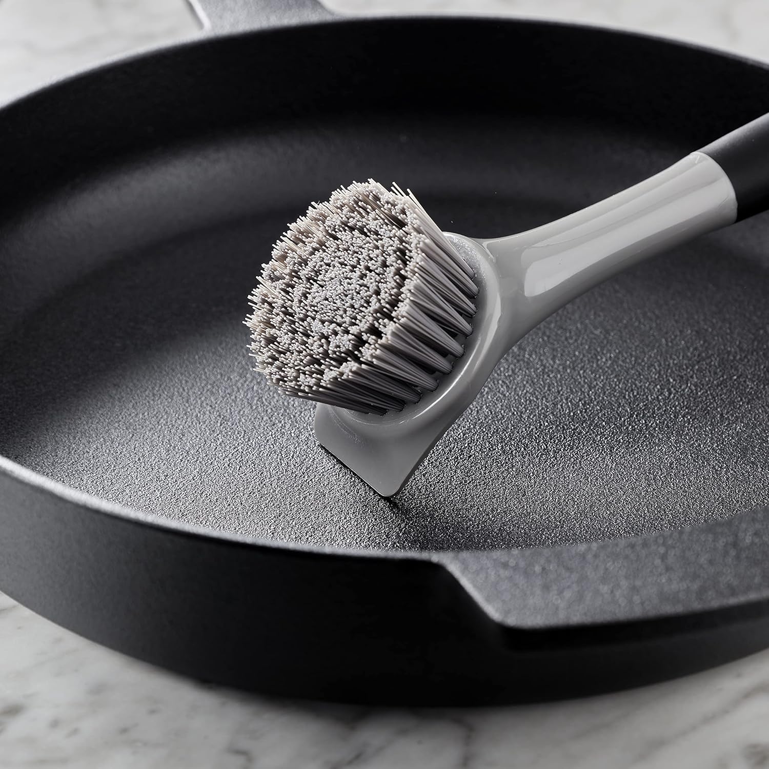 Preserve Seasoning with KitchenAid Cast Iron Sink Brush