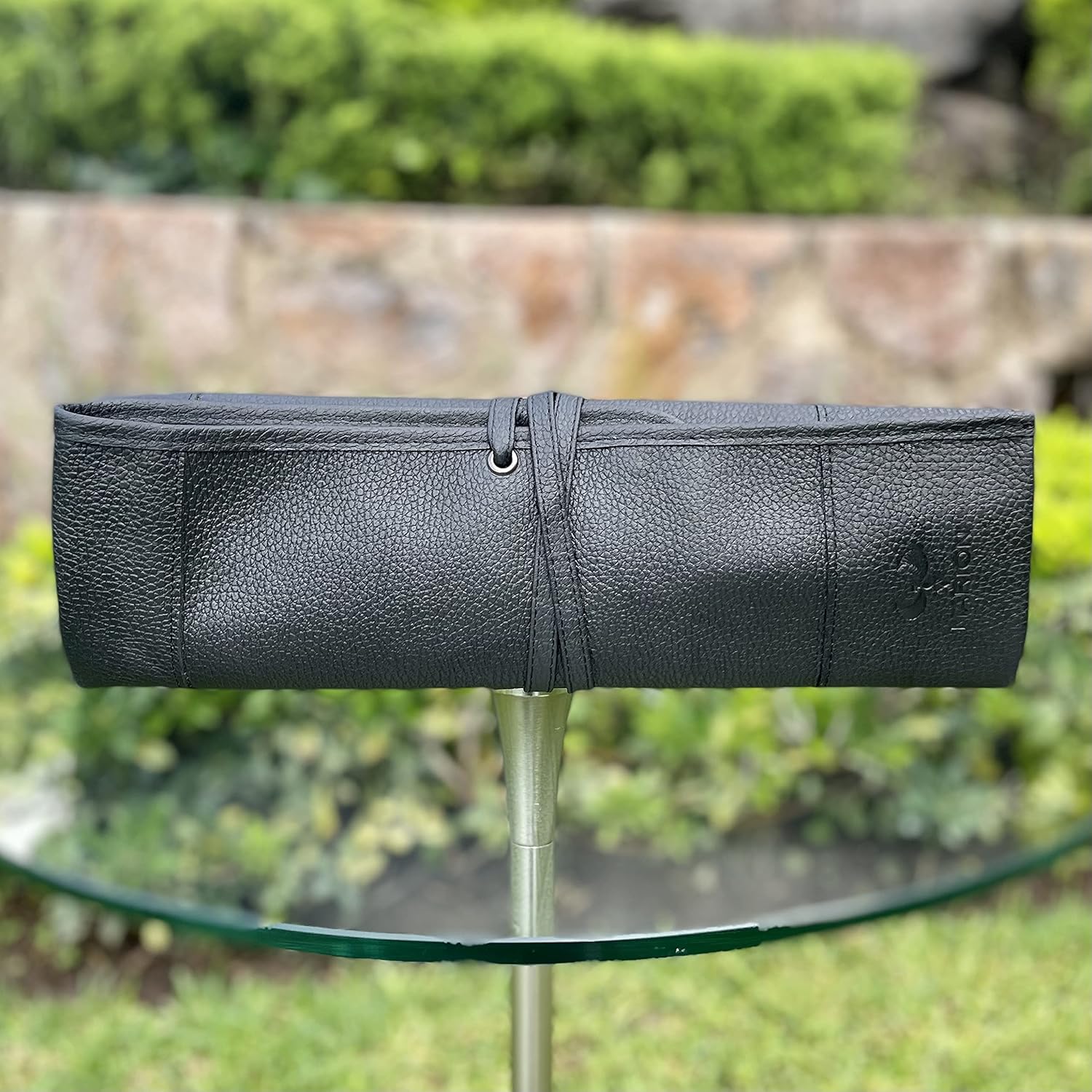 Premium Calf Leather Chefs Knife Storage Roll Bag