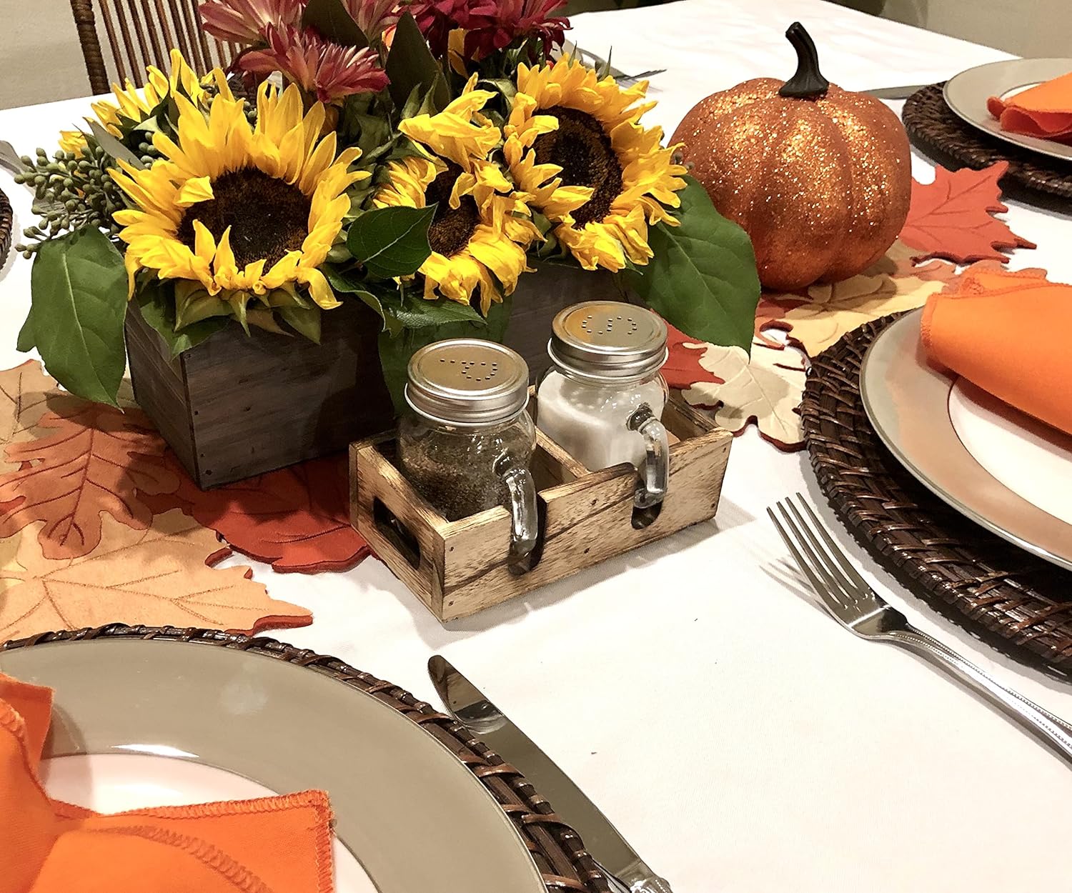 Mason Jar Salt Pepper Shakers Handcrafted Country Kitchen Essentials