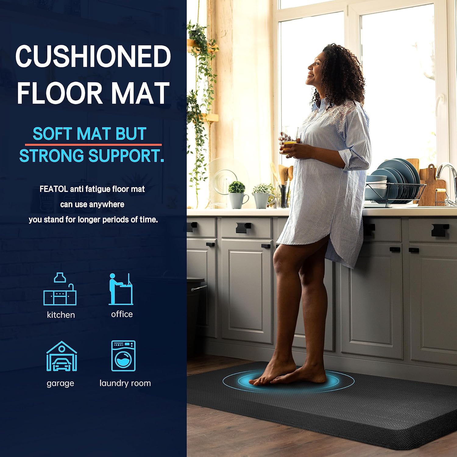 Anti Fatigue Standing Desk Mat 910inch