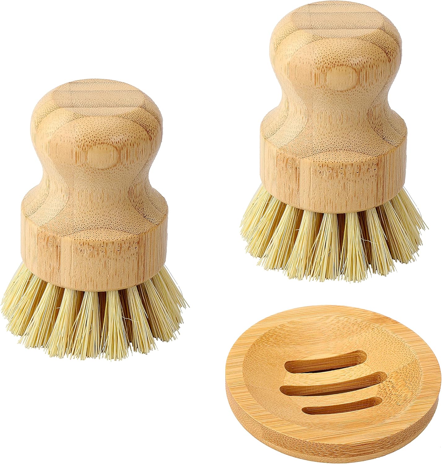 Bamboo Dish Scrub Brush Set for the Perfect Kitchen Helper