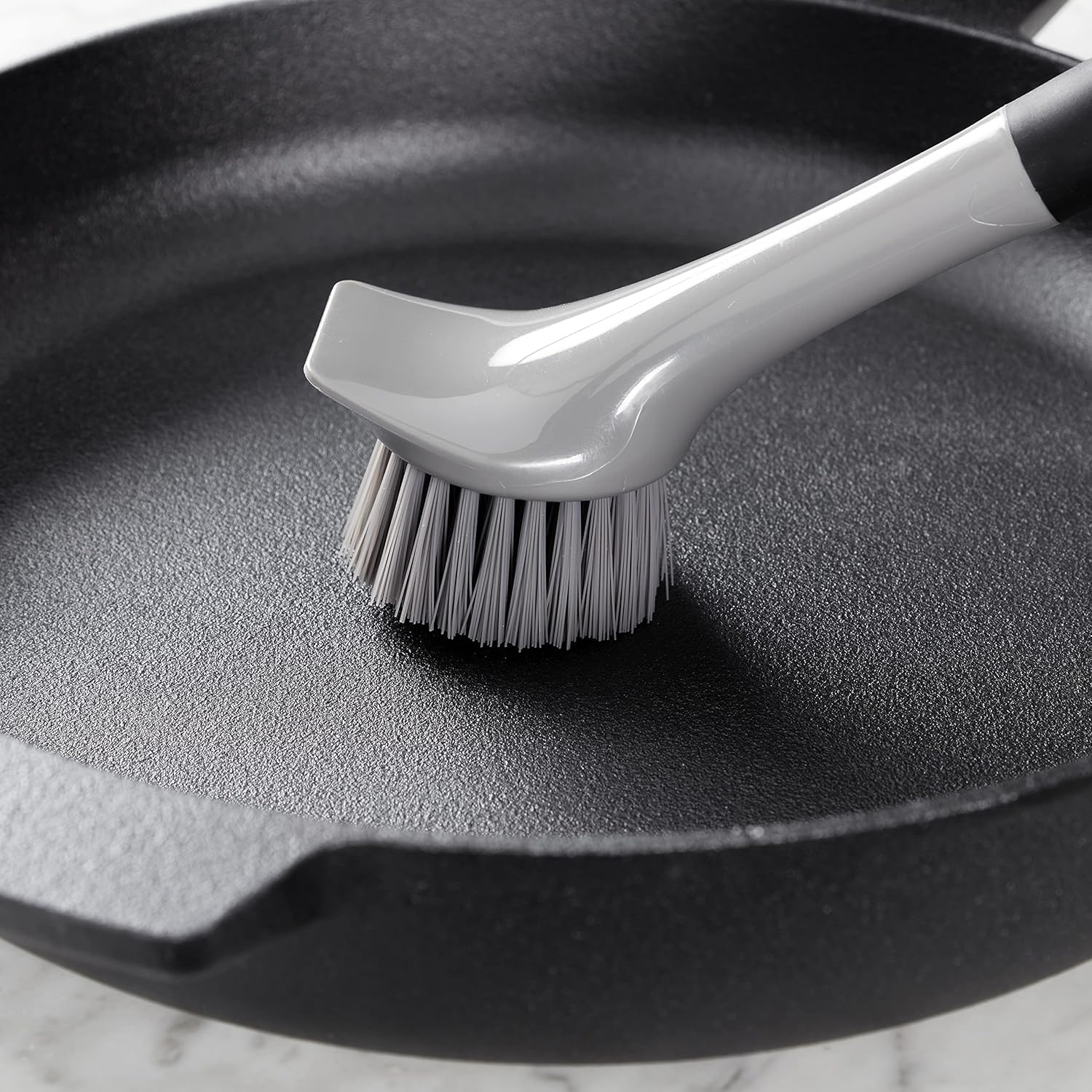 Preserve Seasoning with KitchenAid Cast Iron Sink Brush