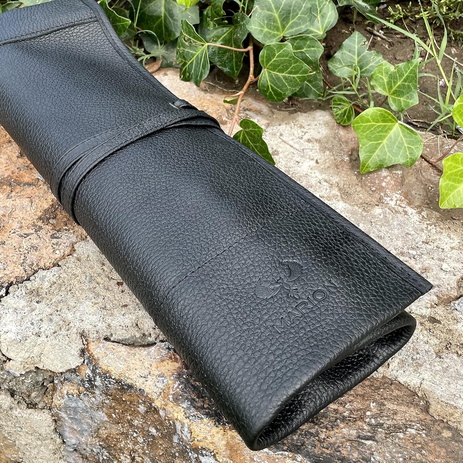 Premium Calf Leather Chefs Knife Storage Roll Bag